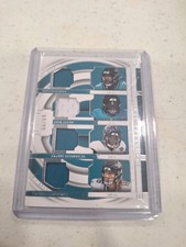 2023 Panini National Treasures - Nfl Gear Quad Materials Jacksonville Jaguars
