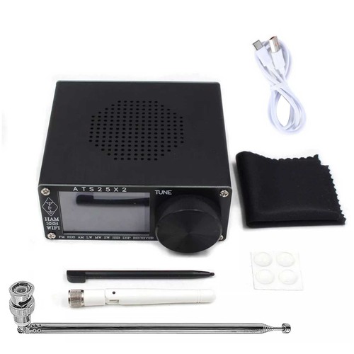 Multi-Function ATS25X2 WIFI Radio Receiver FM RDS AM LW MW SW SSB DSP w/ Antenna