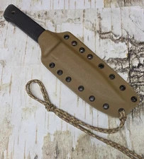 KYDEX SHEATH FOR COLD STEEL SRK (VG1 VERSION), COMBAT CLIP, HANDMADE, CS073