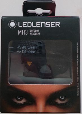 Ledlenser Stirnlampe MH3, LED-Leuchte, grau -NEU- #1.3 1775 M13