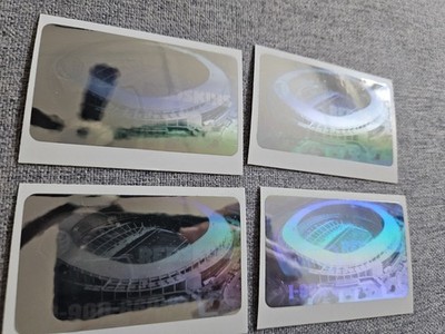 4 Vintage Washington Redskins Holographic Stadium Stickers