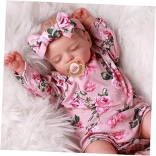  Lifelike Reborn Baby Dolls - Sleeping Realistic Newborn Soft Rosy-Cloth Body
