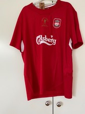 Liverpool Football Club 2005 Istanbul Home Soccer Jersey   XL   New With Tags