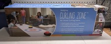 New open box HearthSong Curling Zone Air-Hover Indoor Curling Game RARE & HTF
