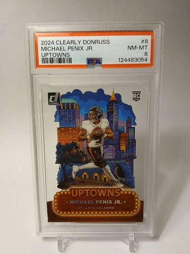 2024 Panini Clearly Donruss - Uptowns Michael Penix Jr. #8 (RC)