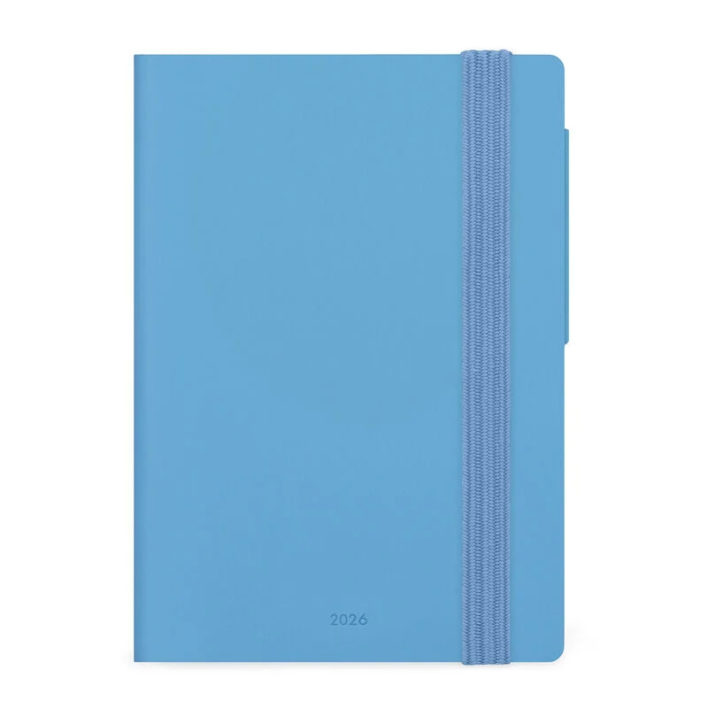 AGENDA SMALL GIORNALIERA DIARY 12 MONTH 2026 - RETRO BLU LEGAMI