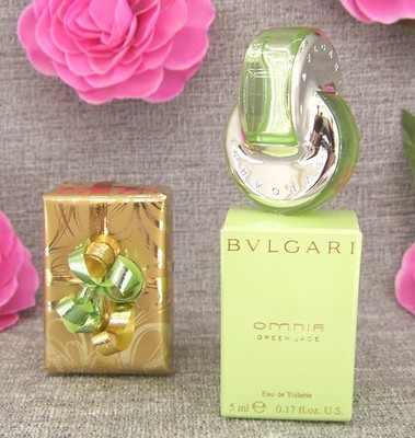 BVLGARI OMNIA GREEN JADE セット Bvlgari Omnia Green Jade Eau de Toilette 5 ml 💜 Bulgari Omnia