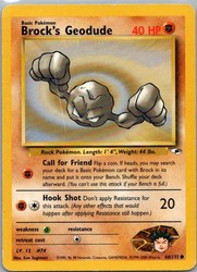 Brock's Geodude 66/132 Gym Heroes