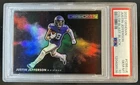2022 Panini Obsidian Justin Jefferson Color Blast Black #CCB-JJE Vikings PSA 10