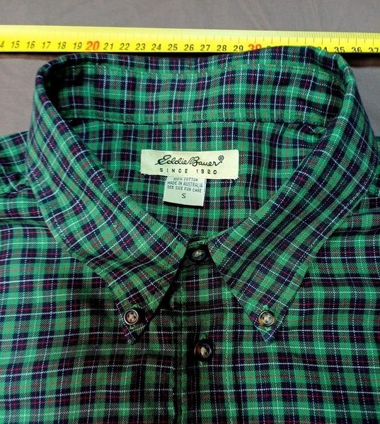 Men Eddie Bauer Shirt Multicolor Cotton 42 / XL /