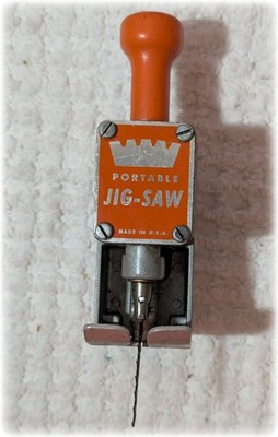 Vintage Shop-King Portable Jig Saw Drill Attachment, Shop King Jigsaw Drill