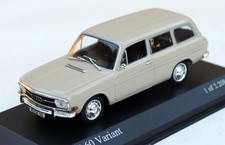 Audi 60 Variant Type F103 Year 1968-1972, Kansas Beige, Minichamps Model M. 1:43