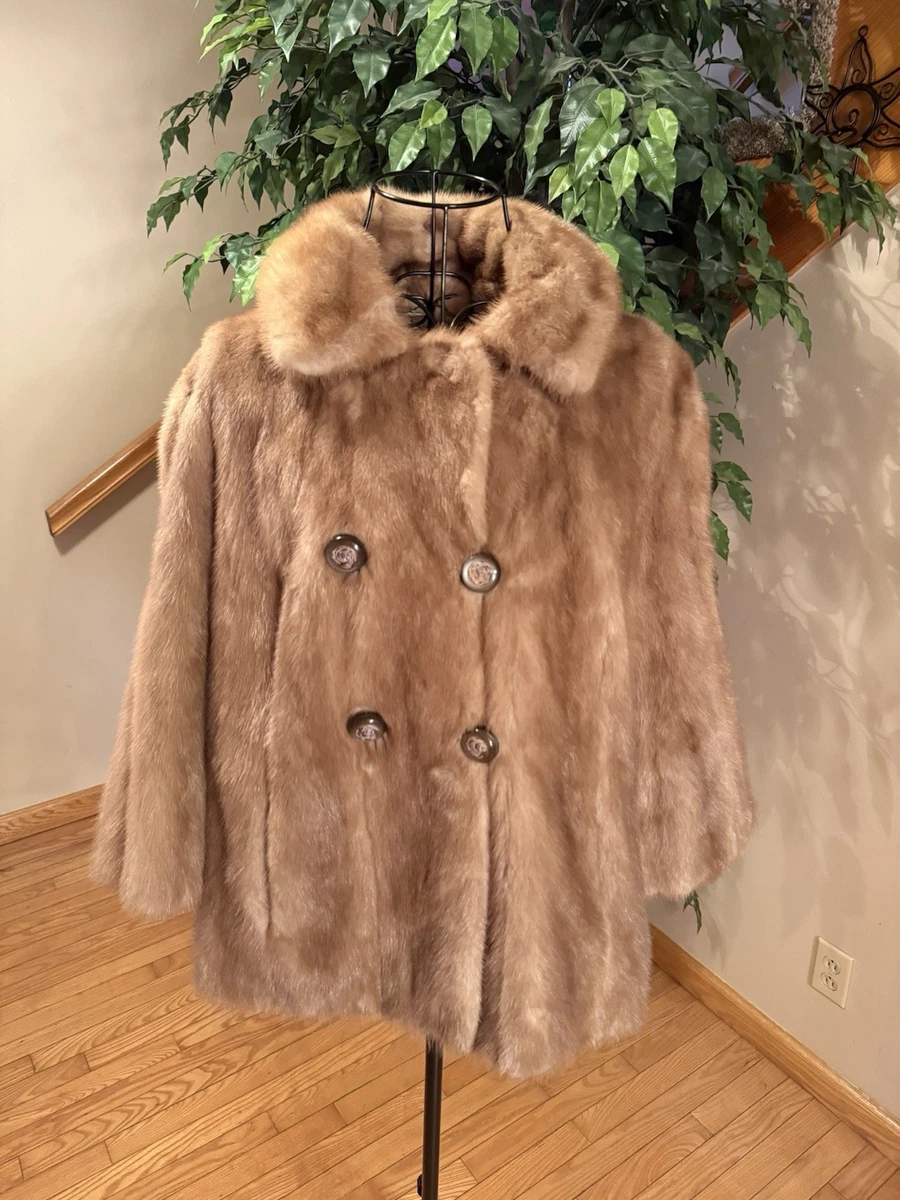 【EMBA】エンバ Autumn Haze Mink ファーショール ナチュラル Vintage 1950s Autumn Haze EMBA Natural Brown Mink Stole Vintage