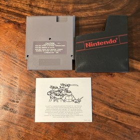 NES Teenage Mutant Ninja Turtles The Manhattan Project with Manual and Sleeve