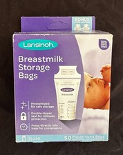 Lansinoh Breastmilk Storage Bags-Super Strong  Pre-Sterilized - 50 count-AC159