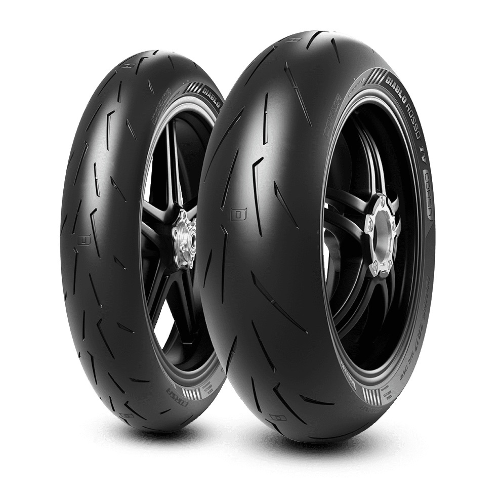 Pirelli Diablo Rosso IV Corsa ( 190/50 ZR17 TL (73W) ruota posteriore, M/C ) - Immagine 2