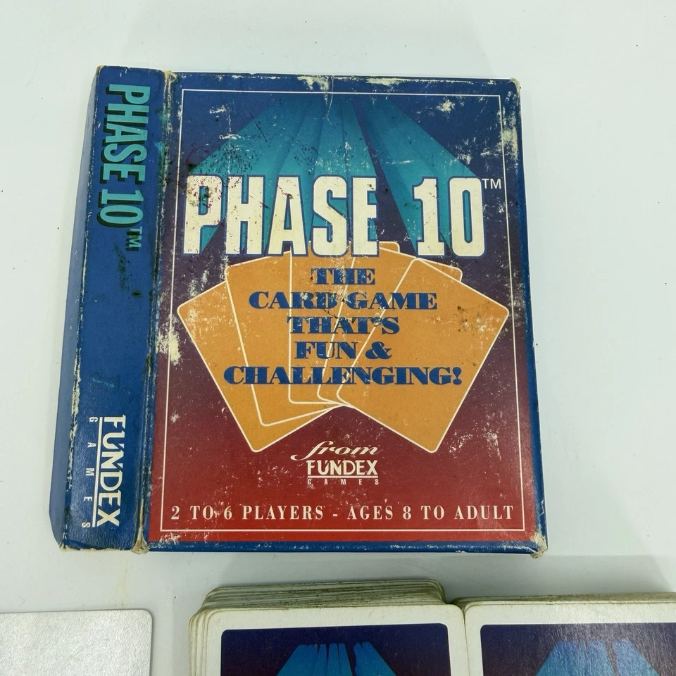 Phase 10 Card Game Vintage 1992 by Fundex Games Complete - Image 2 of 4
