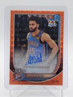 AJAY MITCHELL 2025-26 BOWMAN CHROME ORANGE GEOMETRIC REFRACTOR AUTO /25 Q5547