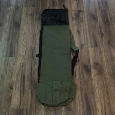 Soft-sided canvas Fishing Rod Carrier Pole Bag Reel Case Waterproof (5 rods)