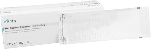 Bolsa de esterilización autosellante Argent Sure-Check, transparente/azul, 3 1/2 i... - Imagen 3 de 12