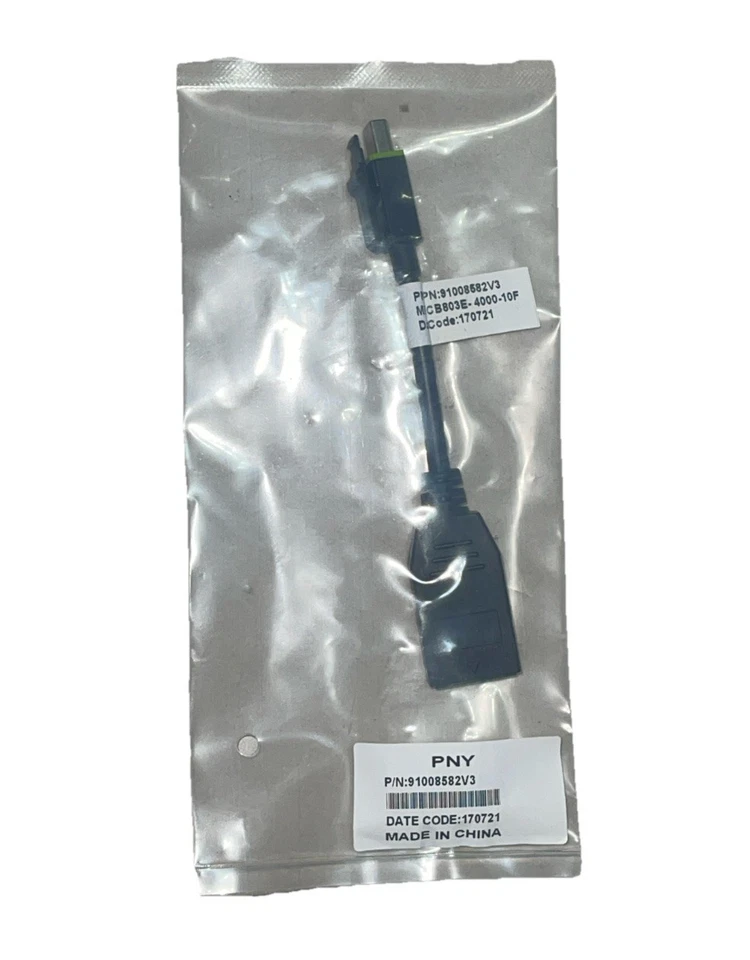 New PNY mini Display Port Male to Display Port Female Adapter 91008582V3 - Image 3 of 4