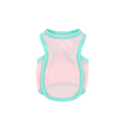 Dog Cool Summer Vest Cool Clothes Breathable Cooling Pet Ice Silk Solid Color Ve