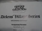 Dept 56 Dickens Village #58246 Browning Cottage Displayed