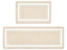 Anti Fatigue Kitchen Mat Set of 2, Kitchen Floor Mat, Cushioned Rug, Comfort ...