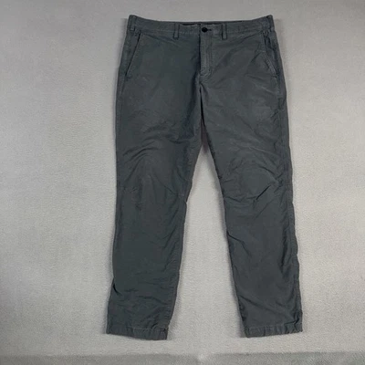 Eddie Bauer Pants Mens 40x32 (Fit 40x30) Gray Straight Fleece Lined Cotton Nylon - Image 1 of 4