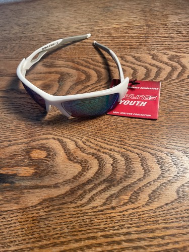 Rawlings Kids Sunglasses for Baseball and Youth Softball Sunglasses White Trim - Picture 4 of 4