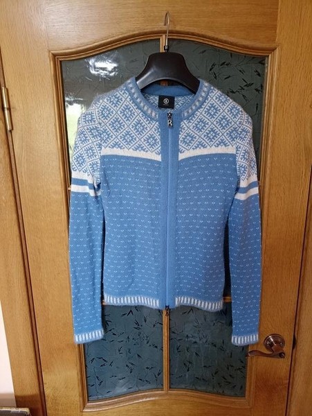 Women Bogner Sweater White Wool 38 / M / 46