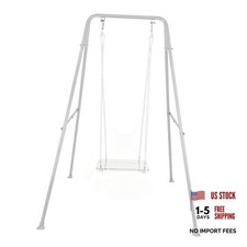 Foldable Swing Stand Heavy-Duty Metal A-Frame for Indoor Outdoor Gray