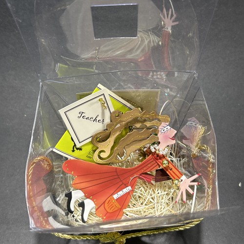 Fantasievolle Flüge von Karen Rossi Silvestri Lehrer Ornament Sammlerstück signiert - Bild 18 von 21