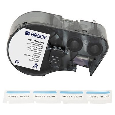 Brady M5-131-494-Bl Label/Ribboncartridge, Blue;White, 1Inw