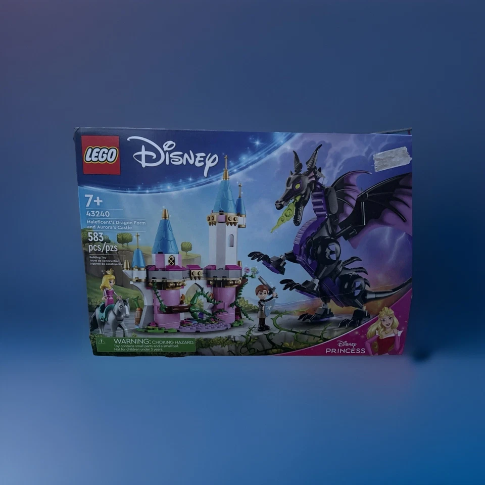 *Retirado* Lego (43240) Forma del Dragón de Maléfica y Castillo de Aurora, Edades 7+ Foto 2 de 4