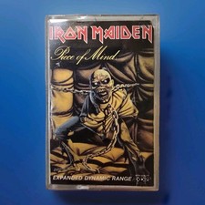 Iron Maiden Piece Of Mind Cassette Tested Like New Capitol 4XT-12274