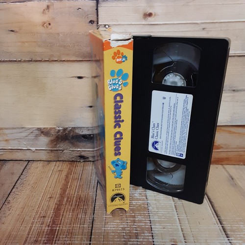 Blue’s Clues Classic Clues VHS Used Nickelodeon Kids Learning Educational - Picture 3 of 4