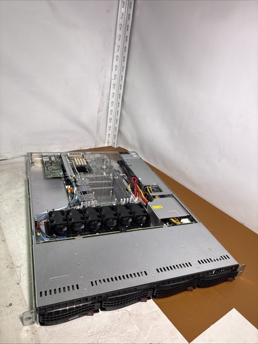 SUPERMICRO CSE-815 X105RW-F Intel Xeon E5-2630V4 32GB RAM 1U Server / NO HD - Picture 6 of 14
