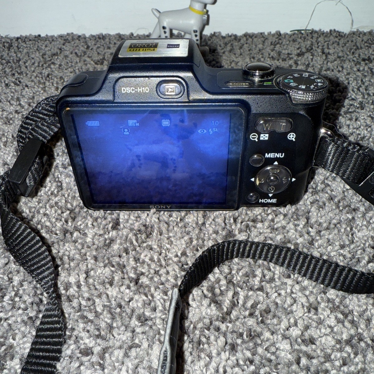 Sony Cyber-shot DSC-H10 8.1MP Digital Camera - Black for