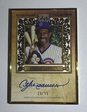 Andre Dawson - 2025 Topps Gilded Gold Framed HOF Auto /99