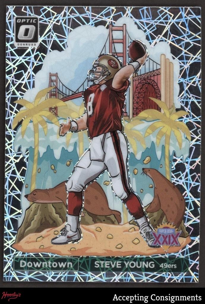 2023 Donruss Optic Downtown Super Bowl #SBDSY Steve Young SP 49ers