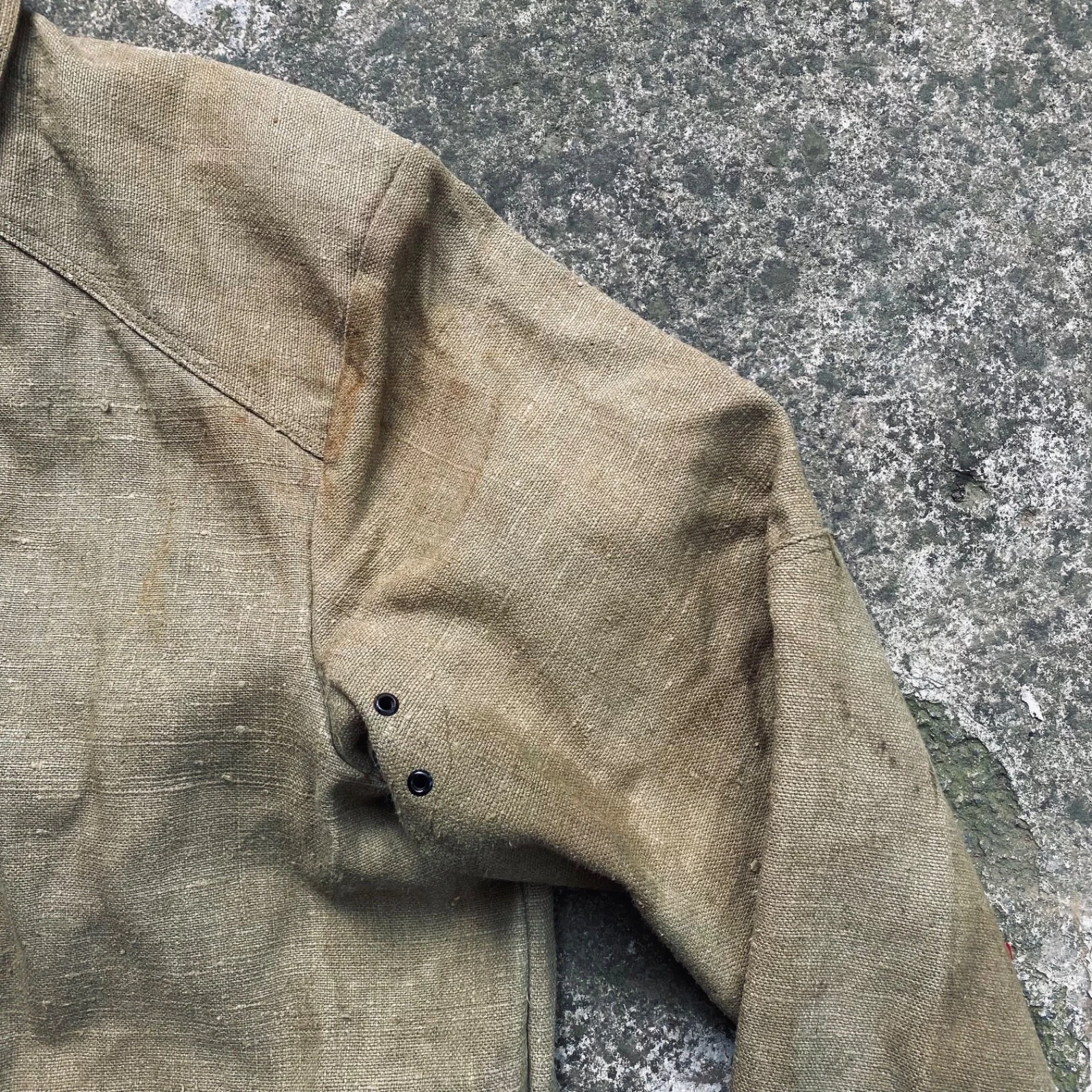 Vintage 60s ussr soviet hamp welder engineer work heavy jacket - product detail image 12