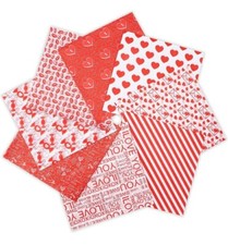 TissuePaper Sheets - 8 Designs 10 Sheets Each Design- Hearts - I Love You - Love