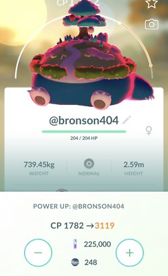 Pokemon L40 Gmax Snorlax 3 Skills Go