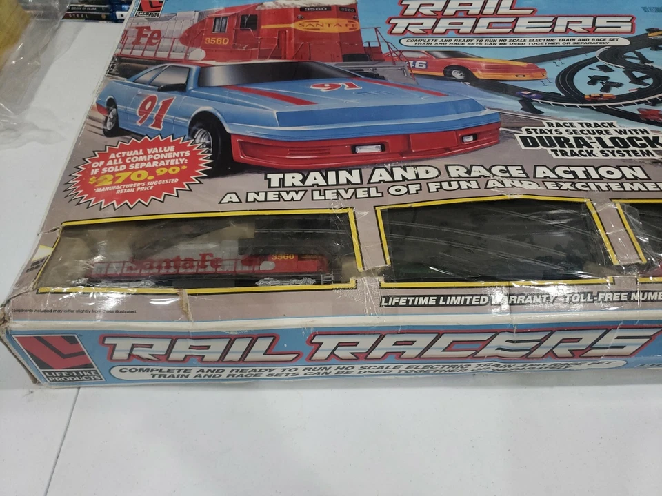 RAIL RACERS USO EN CAJA COMPLETO Y LISTO PARA FUNCIONAR ¡RARO! 🇺🇸 ENVÍO GRATIS  Foto 2 de 4