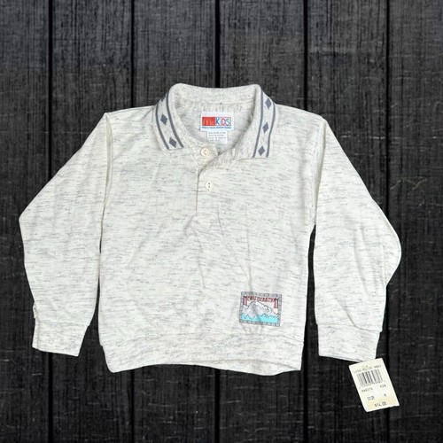 NEW - VTG 90s McDonalds McKids Longsleeve Polo Shirt - New Generation Toddler 3T