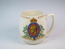 Vintage Royal Memorabilia Mug Coronation KING EDWARD VIII 12th May 1937 SOLIAN