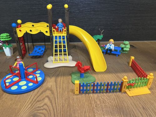 PLAYMOBIL 5568 + 9230 + 9094 Spielplatz , Fotograf mit Kindern,Skater mit Rampe - Bild 2 von 4