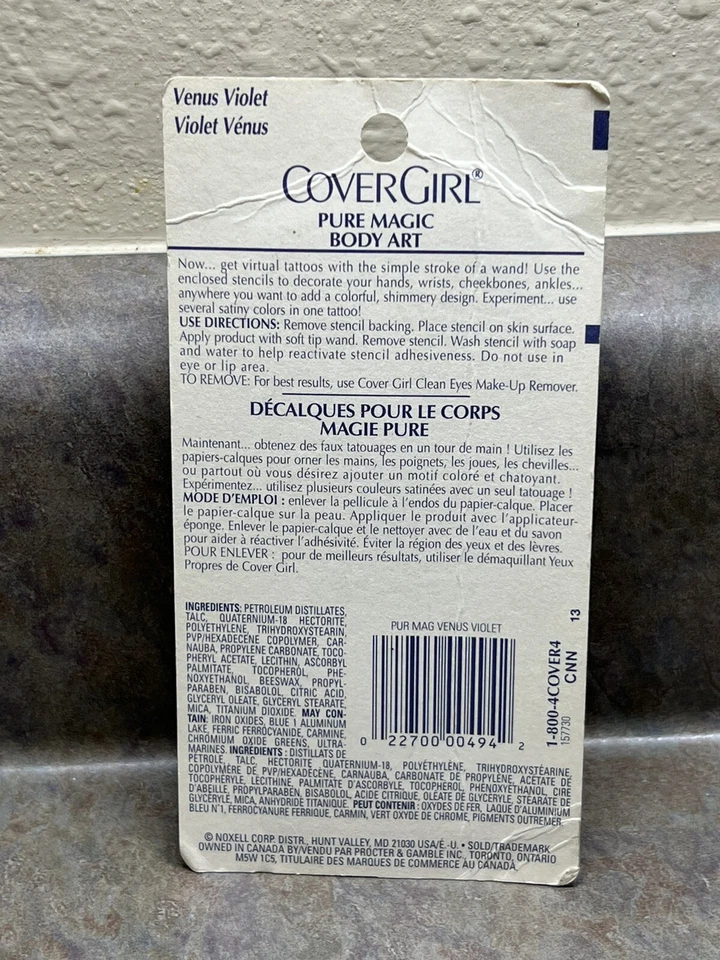 Arte corporal Covergirl Pure Magic Venus violeta púrpura NUEVO maquillaje Foto 2 de 2
