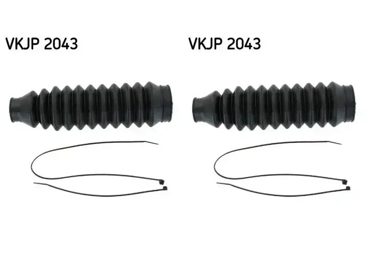 2 x Soffietto cremagliera sterzo SKF per SEAT, SKODA, VW